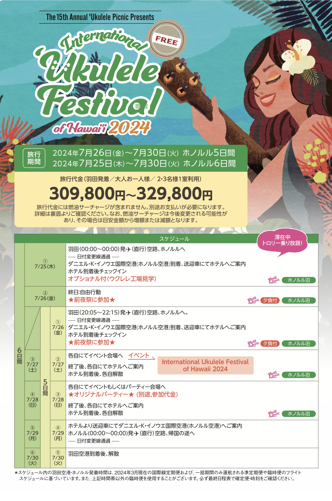 WCS 2024 分厚く ホノルル ウクレレ 